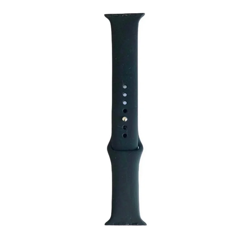 New Black Sport Band 42mm For Apple Watch Silicone Casual